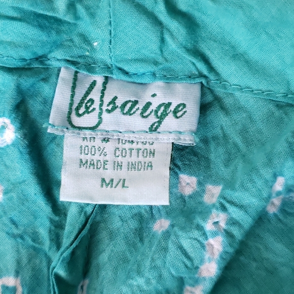 2 pc Purple & Teal BoHo style outfit - M/L - Picture 6 of 8